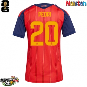 Espanja Pedri Gonzalez #20 Kotipaita Naisten MM-kisat 2026 Lyhythihainen